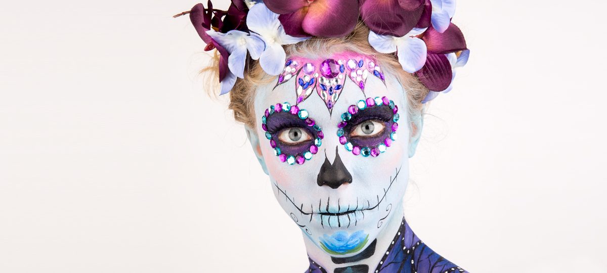 Brighton Photographer – Halloween Portrait Skulls