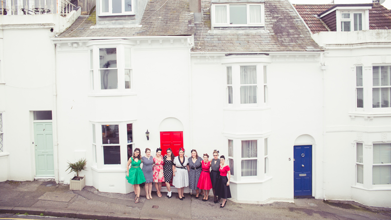 Vintage Hair And Makeup Henparty Photoshoot